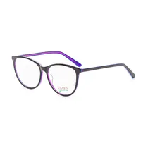 Armação para Óculo de Grau Visard HD118 C6 Tam. 55-15-140MM - Roxo/Preto