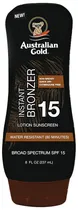 Loção Bronzeador Australian Gold Instant Bronzer SPF15 - 237ML