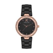 Relogio Analogico Feminino Daniel Klein Premium DK.1.12551-4 - Preto/Rosa Ouro