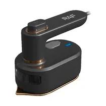 Mini Ferro de Passar A Vapor Raf R.1236B Portatil / 38W / 90ML / 220V - Preto