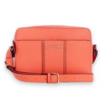 Bolso Bandolera Femenino Guess Zadora Orange Tropic