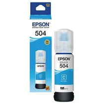 Tinta para Impressoras Epson 504 T504220 de 70ML - Ciano