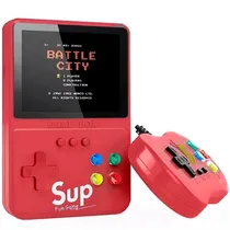 Console Portátil Game Box Sup K31 Plus de 3.5" com 500 Jogos - Vermelho + Controle (Inglês/Chinês)