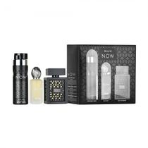 Kit Perfume Rave Now Black Masculino 3PCS