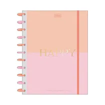 Cuaderno Universitario Inteligente Tilibra Happy 342845 160 Hojas