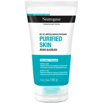 Gel de Limpeza Facial Neutrogena Purified Skin com Ácido Glicólico - 150GR