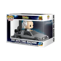 Muñeco Funko Pop Rides Back To The Future Doc With Time Machine 133