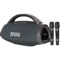 Speaker / Caixa de Som Portatil Joog JOF-01 / 200W / IP67 / TWS / com 2 Microfones e Controle Remoto / Bluetooth - Preto