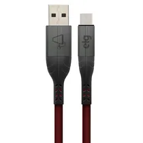Cabo Micro-USB Elg M510 12W 2.1A 1M Canvas Vermelho