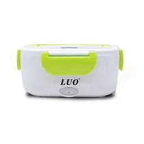 Lancheira/Marmita Elétrica Luo LU-4905 1.05 Litros - 220V 5HZ - Verde/Branco