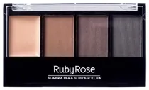 Sombra para Sobrancelha Ruby Rose HB-9354 4.4G (4 Cores)