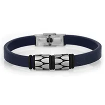 Pulseira Masculino Daniel Klein DKJ.13.10002-4 - Azul/Prata