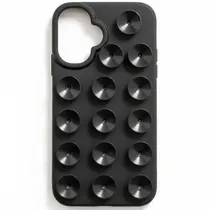 Capa de Silicona Ventosa para iPhone 17 - Preto