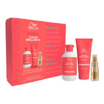 Kit Wella Professional Invigo Color Brilliance - Shampoo 300ML + Condicionador 200ML + Óleo Capilar 30ML