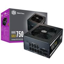 Fonte Cooler Master Mwe Gold 750 V2, 750W, 80 Plus Gold, Full Modular, Preto, MPE-7501-AFAAG-U2