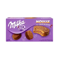 Alfajor Milka Mousse Chocolate 6 Unidades
