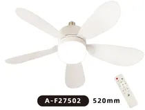 Ventilador de Teto Sate c/Luminaria A-F27502 E27 30W 85-265V