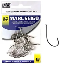 Anzol Marine Sports Maruseigo Nickel 24 com 15 Pçs
