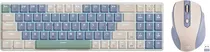 Teclado e Mouse Sem Fio Gaming Redragon BS-8772CB Azul (Inglês)