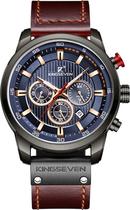 Relogio Masculino Kingseven K9507 - Analogico Brown/Black