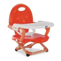 Chicco Juvenile Cojin Elevador Pocket Snack Poppy Red Detalles En El Producto 6M+ Rojo