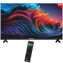TV Smart TV LED Megastar LED32SM / 32" / Full HD / Wi-Fi / Conversor Digital / HDMI / USB - Black