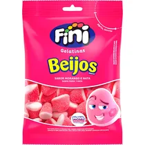 Balas de Gelatina Fini Beijos - 80GR