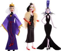 Bonecas Disney Villains Mattel - HRF56 (3 Unidades)