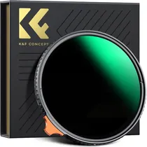 Filtro para Lente K&F HD ND2-ND400 Nano-X (KF01.1460) 55MM XV56 Variable/Fader