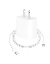 Carregador de Paredes Ur UA-02 USB-C + Cabo USB-C - Lightning / 20W - Branco