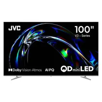 Smart TV JVC 100KM958 100" 4K Ultra HD Google TV - Preto