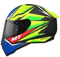 MT Helmets Casco Revenge 2 Kley A3 (T) XXL Amarillo Fluor Brillo