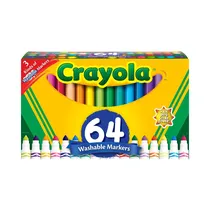 Marcadores Crayola Washable Markers 58-8180 64 Unidades