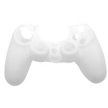 Protetor Silicone para Controle PS4 Branco Transparente