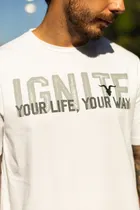 Ignite Remera Regular Your Life Masculino 61008 Blanco (T)P