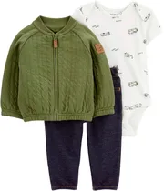 Conjunto Carter's 1R527610 - Masculino (3 Peças)