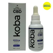 Koba Óleo Canabidiol (Cannabis) Sublingual Full Spectrum THC, Thca, CBD, Cbda, CBG e CBN, 200MG 6000MG/ 30ML