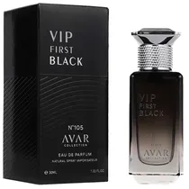 Perfume Masculino Avar Collection Vip First Black N°105 Edp 30 ML (Apenas A Partir de 10 Unidades)