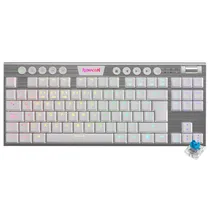 Teclado Gamer Mecanico Redragon K622W-RGB Horus TKL USB / RGB / Red / Espanhol - Branco