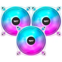 Cooler para Gabinete Darkflash CF8 Pro 12X12 LED Argb - Kit com 3