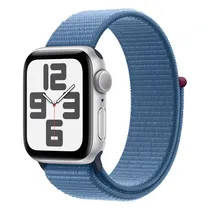 Apple Watch Se 2 MRE33LL/A Caixa Aluminio 40MM Prata – Loop Esportiva Azul