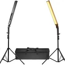 Kit de Luz de Tubo LED Neewer BH20B - Preto 2 Peças + Bolsa + Tripés