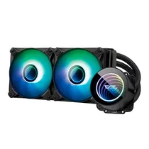Water Cooler para Processador Aigo Darkflash Twister DX240 V2.6 Argb - Preto