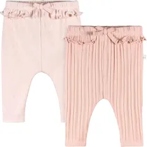 Just Born Set 2 Pantalon Rosa 3-6M.