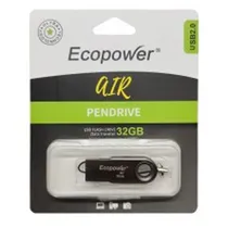Pen Drive 32GB Ecopower Air Metal Black 2.0