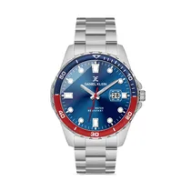 Relógio Analógico Masculino Daniel Klein Premium DK.1.12572-3 - Prata/Azul