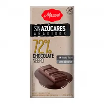 Barra Chocolate Sem Açucar Mazzei Befit 72% Cacao 75G