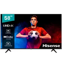 Televisão Smart LED Hisense 58A6H 58" 4K Uhd Wifi - Preto