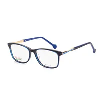Armação para Óculos de Grau Visard BF7112 C2 Tam. 53-16-140MM - Azul e Preto