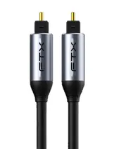 Cable Optico 1M p/Sound Bar/TV/Proy Premium Toslink Hifi FTX-AV380-P04GN-S1